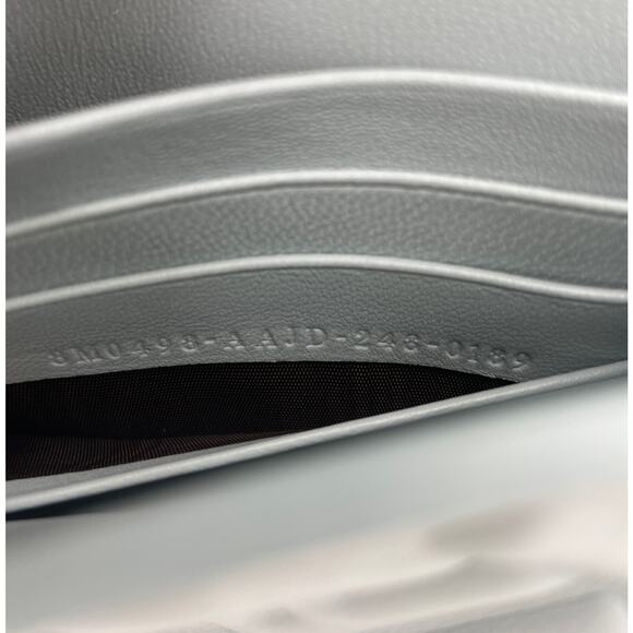 BRAND NEW FENDI LEATHER NAPPA FF BLUE BAGUETTE CHAIN BAG PURSE BOX NIB! - Picture 8 of 9